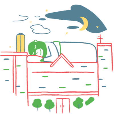 Accomodation illustration